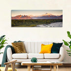 Denali Sunrise Over Boreal Forest Wall Art