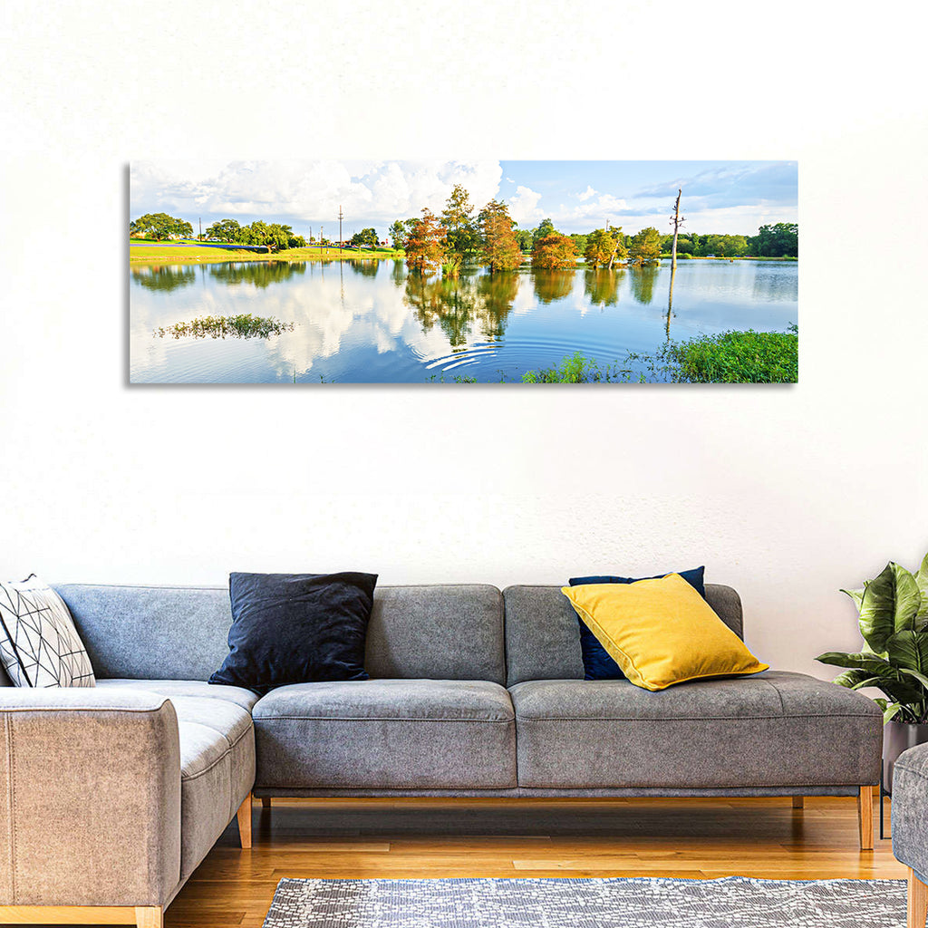 Lafayette Bayou Reflection Wall Art