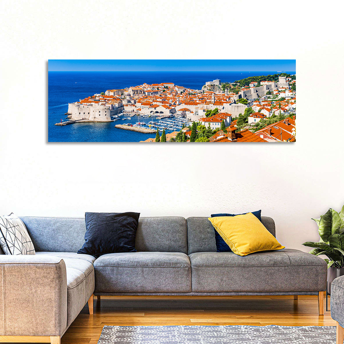 Dubrovnik Old Town View Wall Art