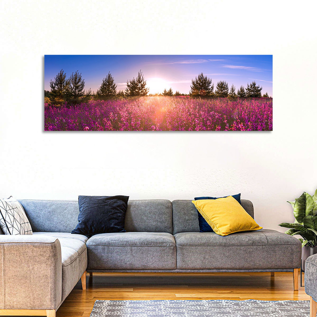 Sunrise Wildflower Meadow Wall Art
