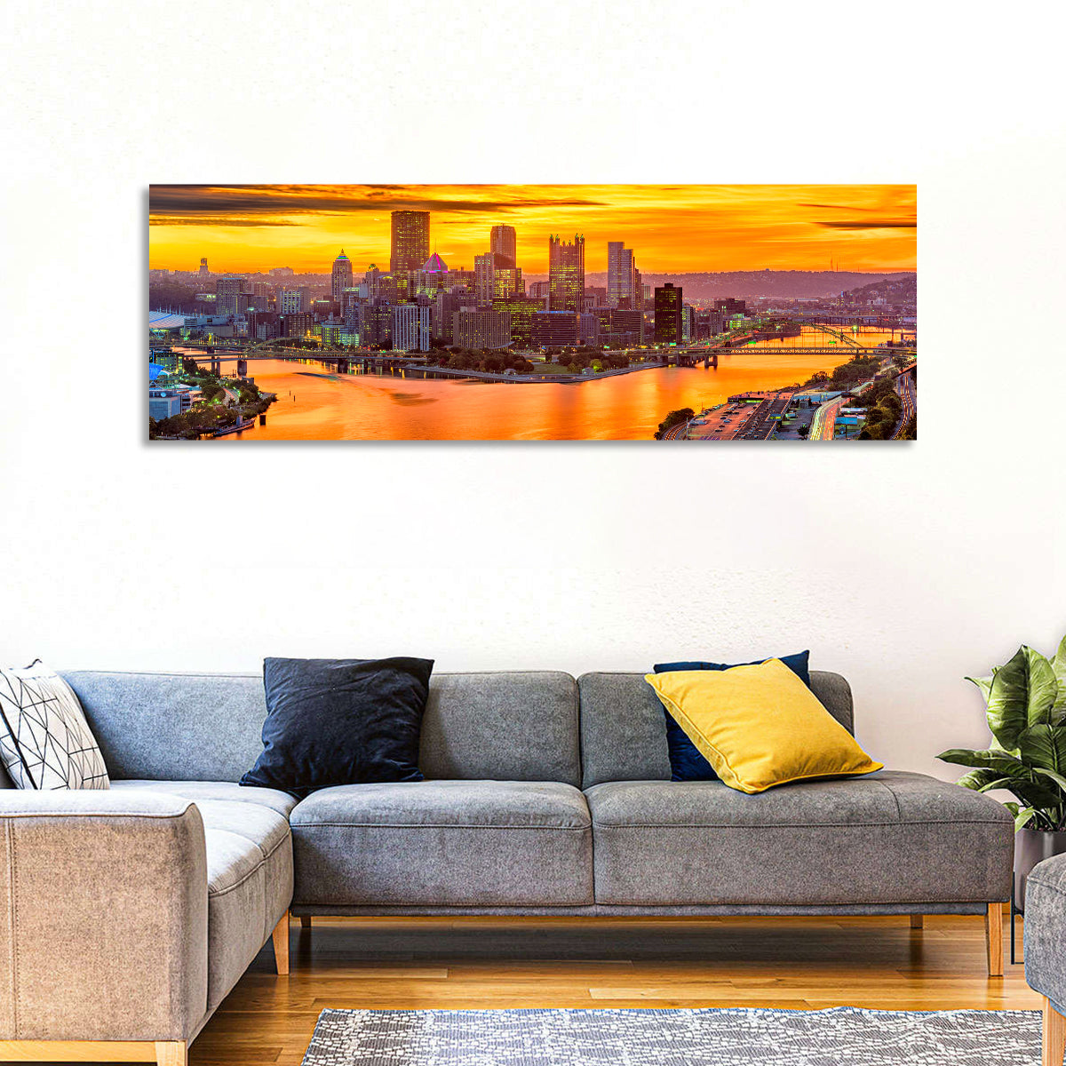 Pittsburgh Skyline Wall Art