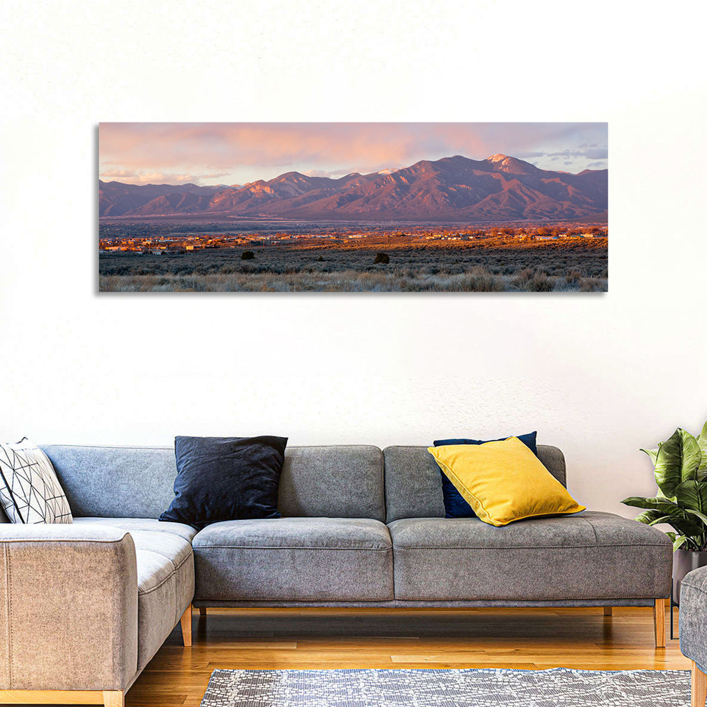 Taos Valley Sunset Wall Art