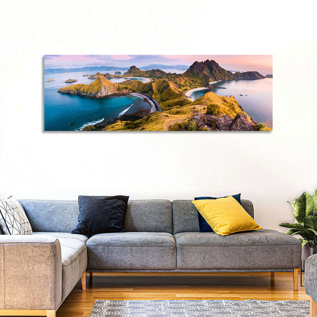 Padar Island Sunrise View Wall Art