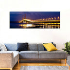 Suramadu Bridge at Dusk Wall Art