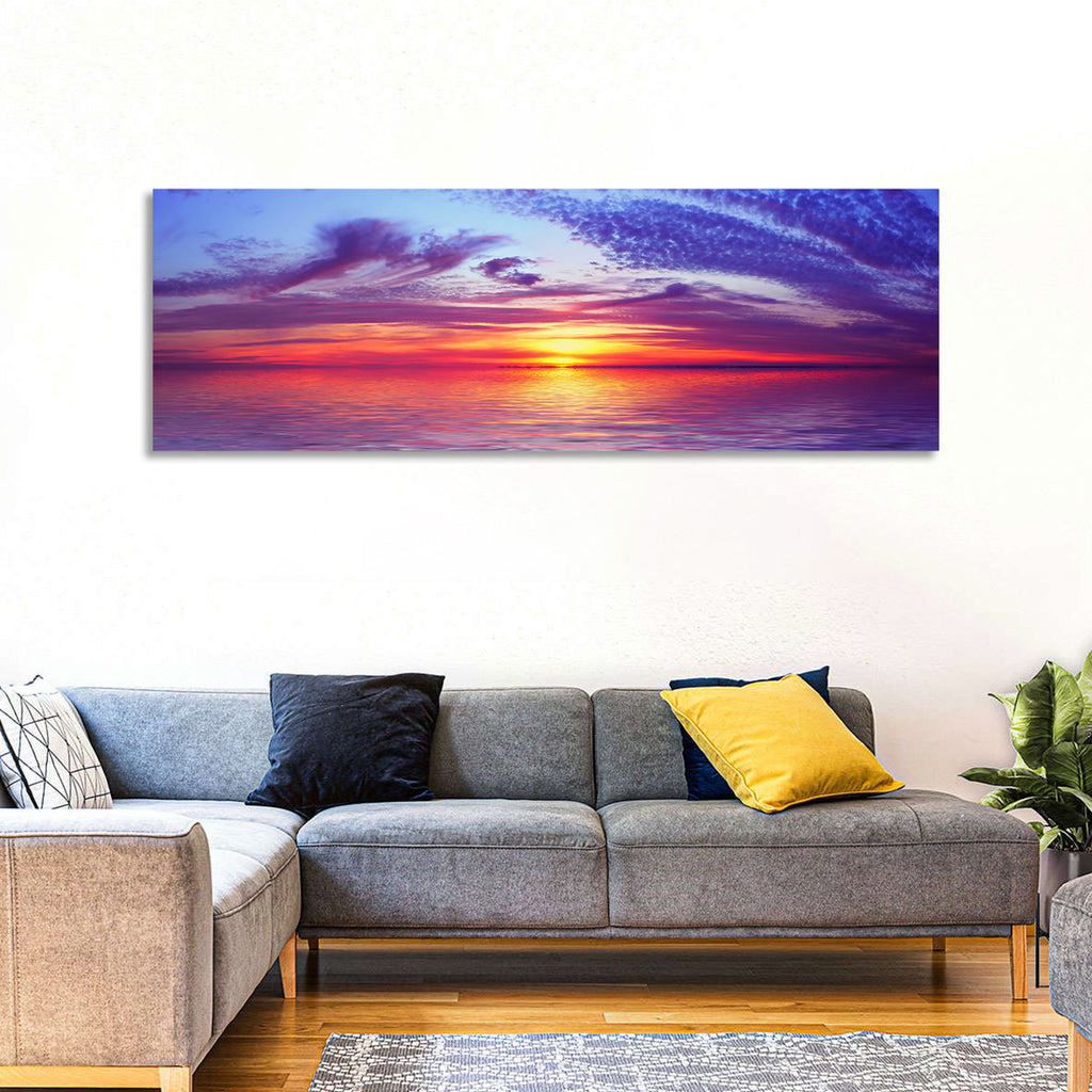 Bay Beach Sunset Wall Art