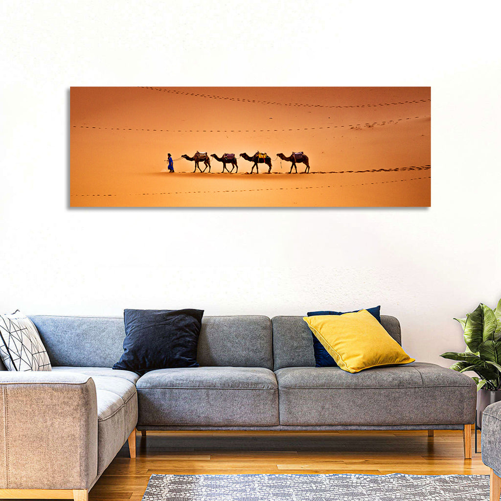 Sahara Camel Caravan Wall Art