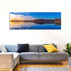 Lake Zorinsky Sunset Reflection Wall Art