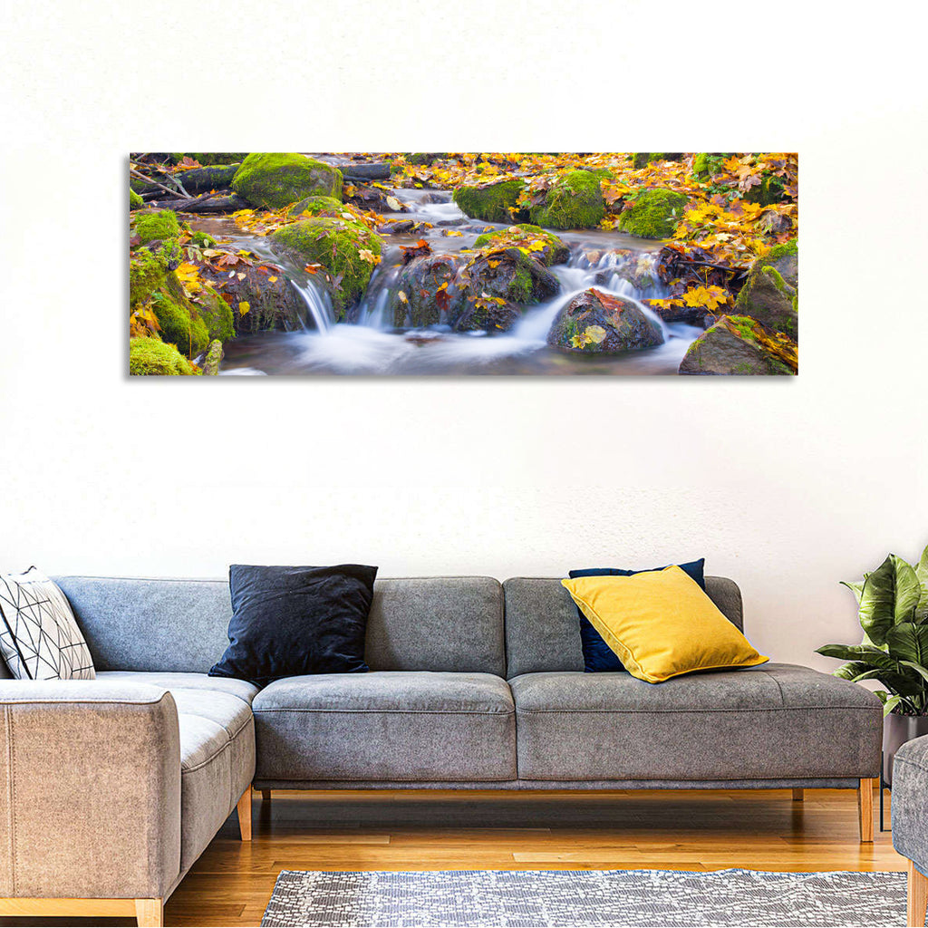Mossy Autumn Stream Wall Art