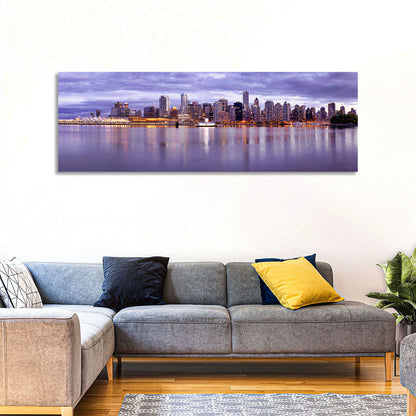 Vancouver Skyline Wall Art