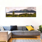 Alaska Mountain Lake View Wall Art