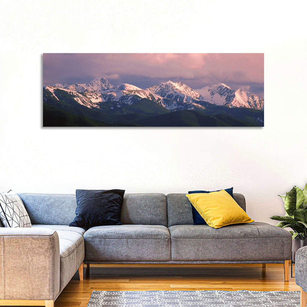 Spanish Peaks Alpenglow Montana Wall Art