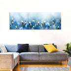 Blue Bellflowers and Yellow Buds Wall Art