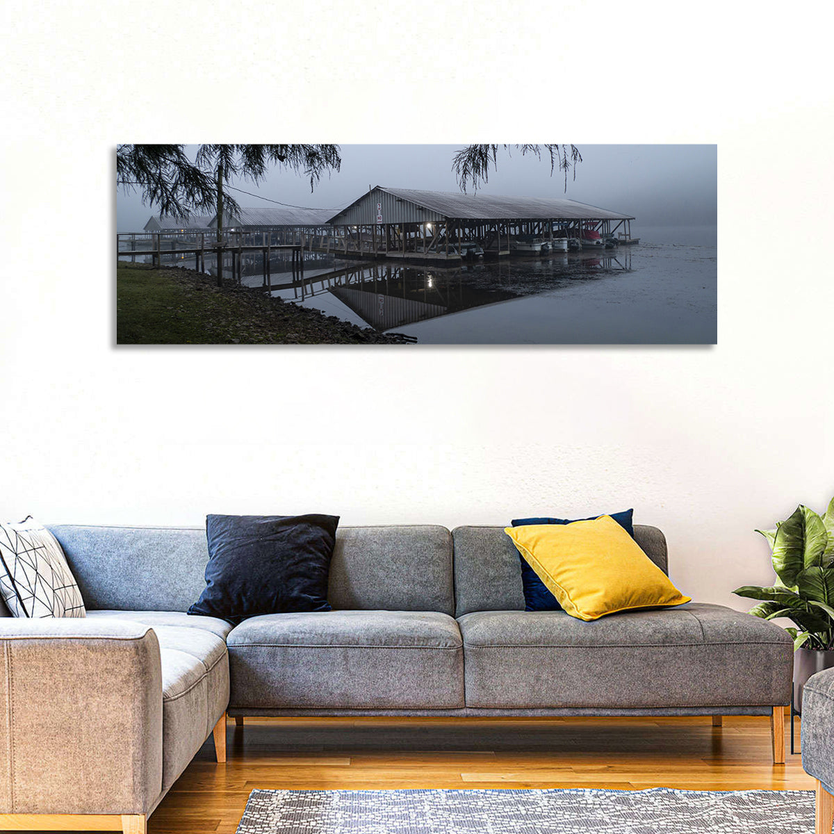 Ozark Beach Resort Boathouse Wall Art