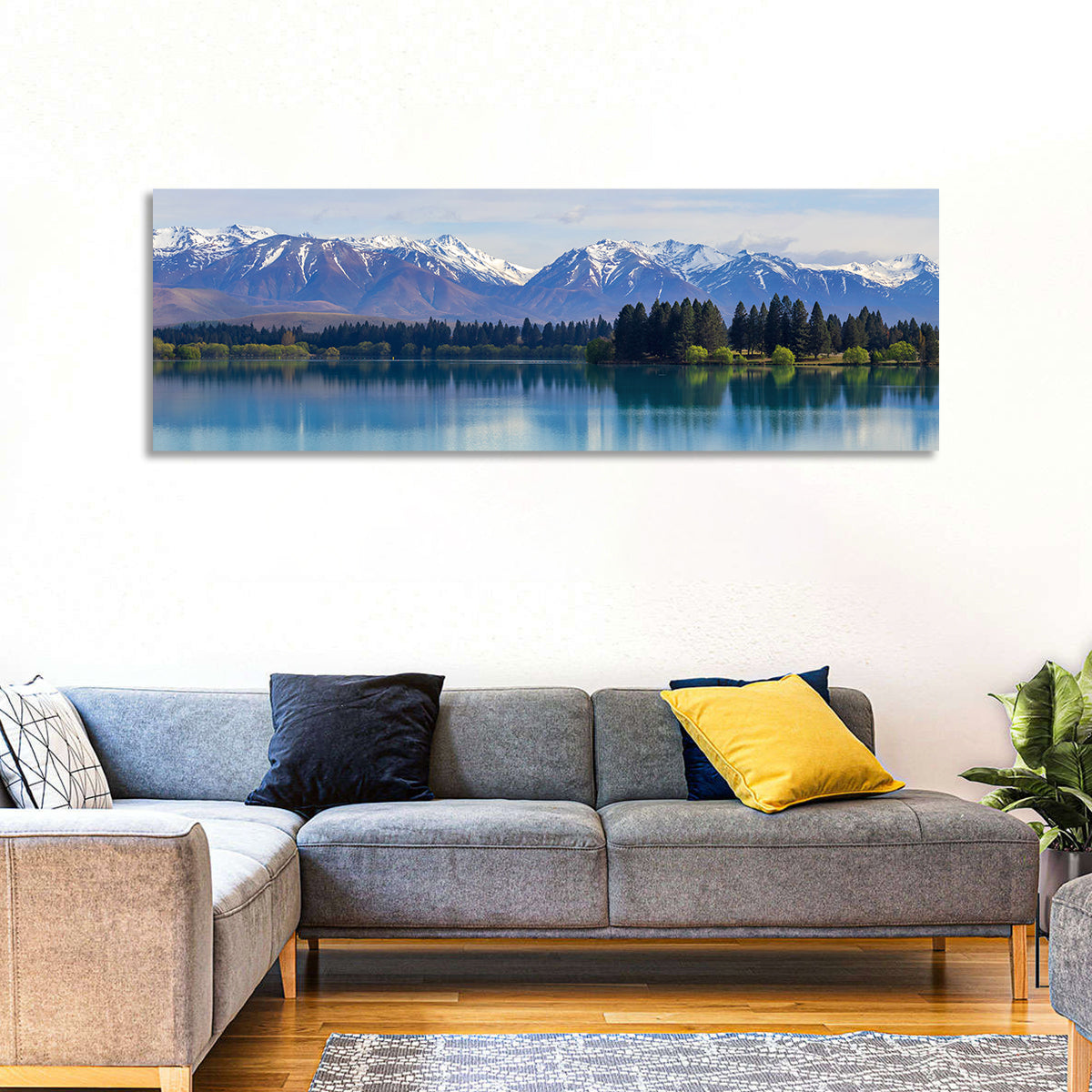 Lake Ruataniwha Reflection Wall Art