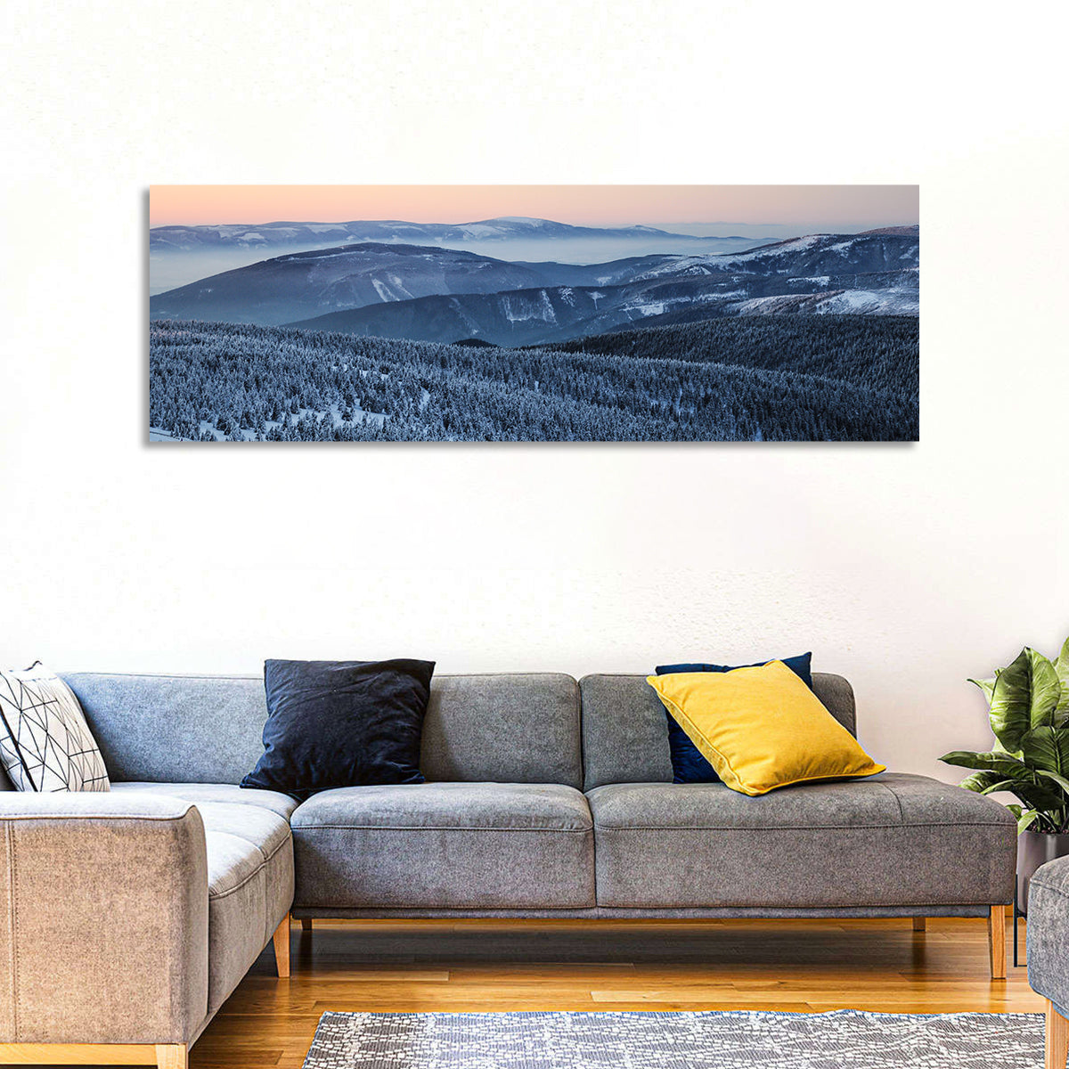 Jeseníky Winter Mist Wall Art