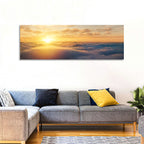 Layered Clouds at Sunset Wall Art