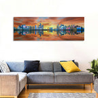 Hangzhou Golden Sphere Skyline at Dusk Wall Art