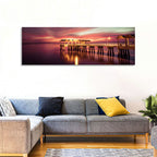Jekyll Island Pier at Dusk Wall Art