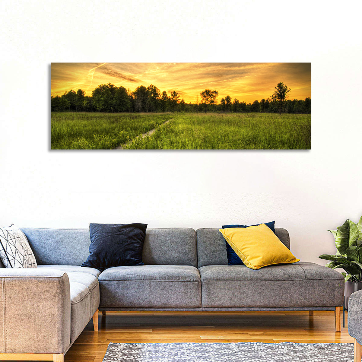 Irwin Prairie Boardwalk Sunset Wall Art