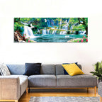 Heavenly Waterfall Scene Wall Art