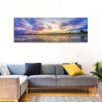 Golden Sunrise Over Lake Wall Art
