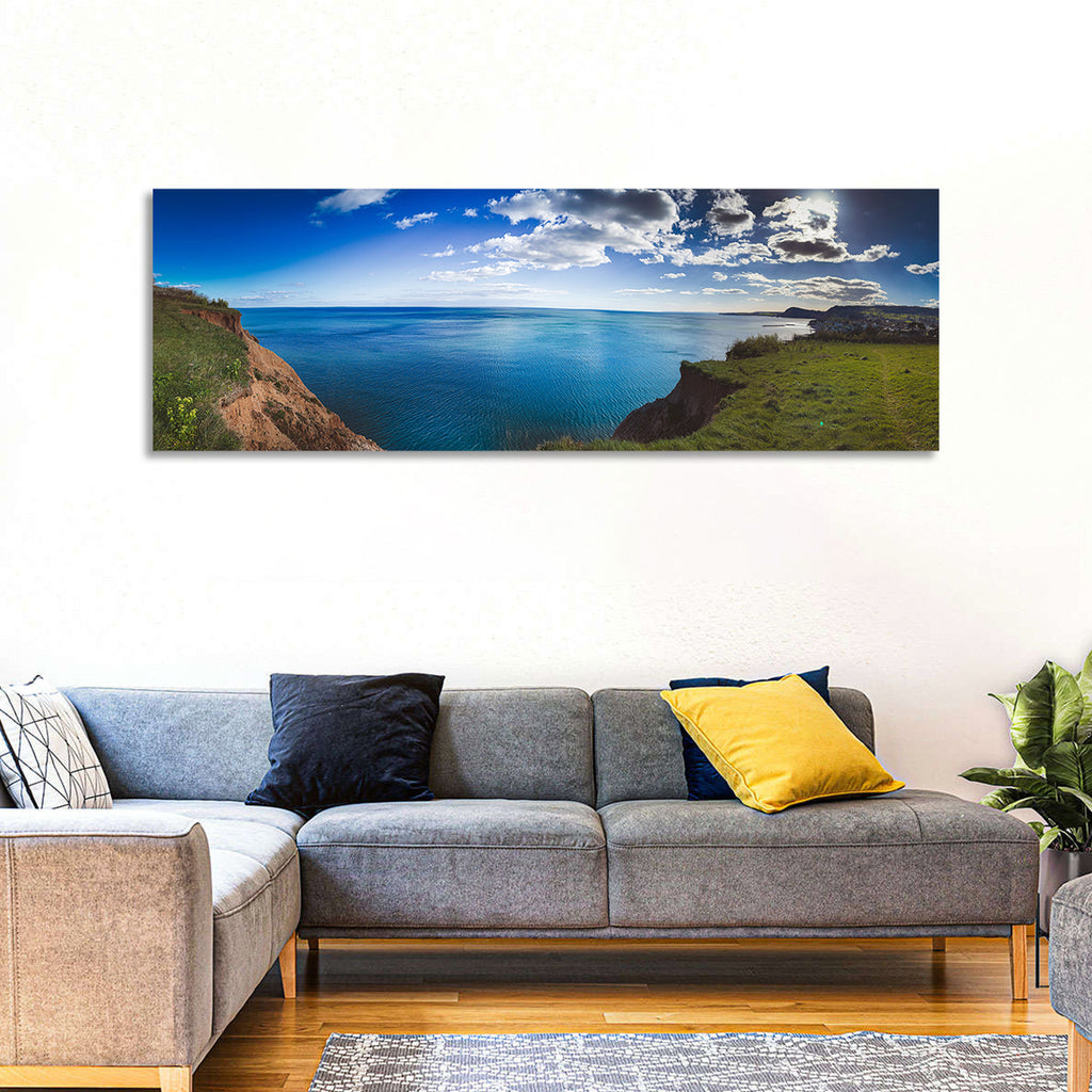 Sidmouth Cliffs and Sea View Wall Art