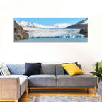 Grey Glacier and Blue Glacial Lake Wall Art