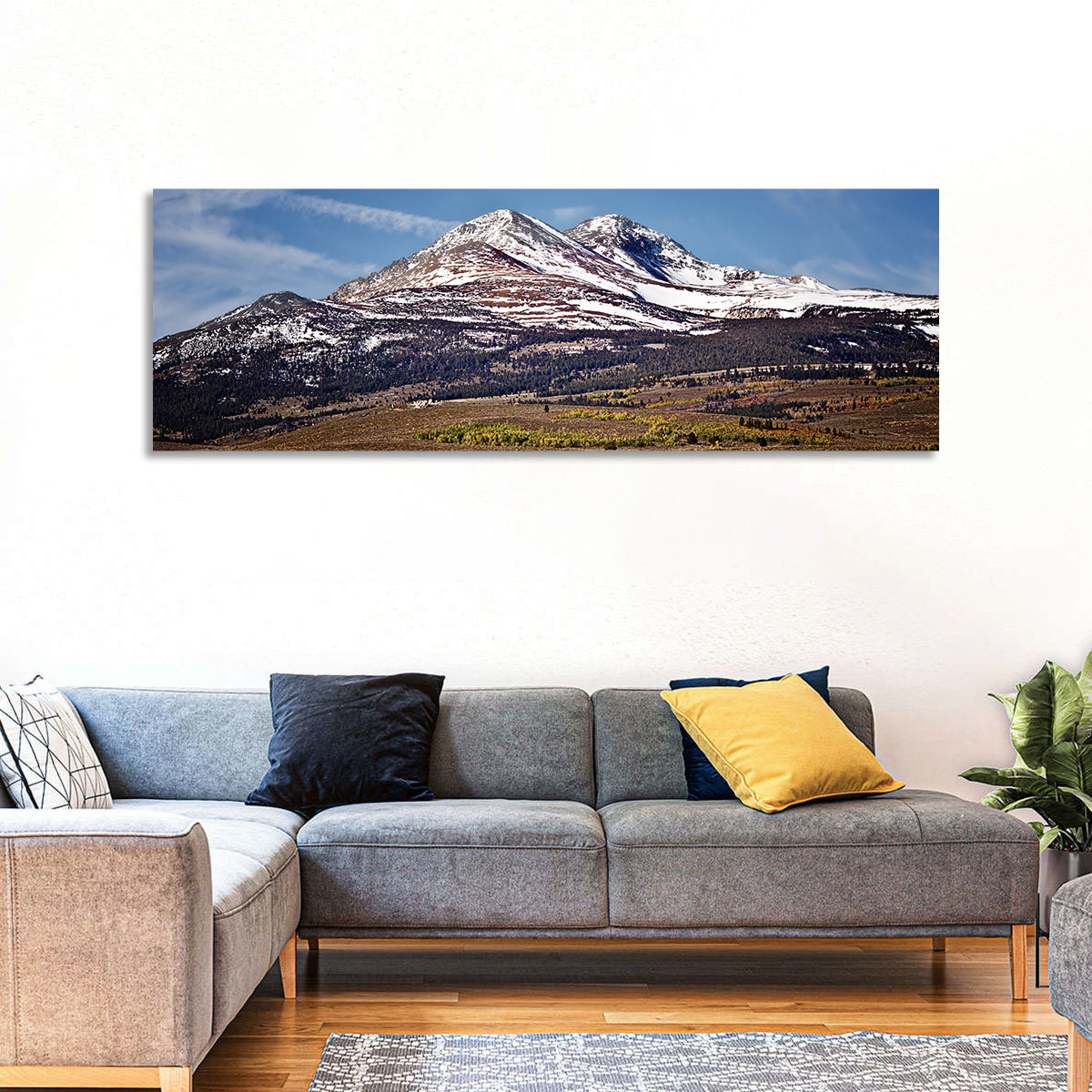 Sierra Nevada Snow Capped Peaks Wall Art