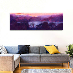 Forest Lake Abstract Wall Art