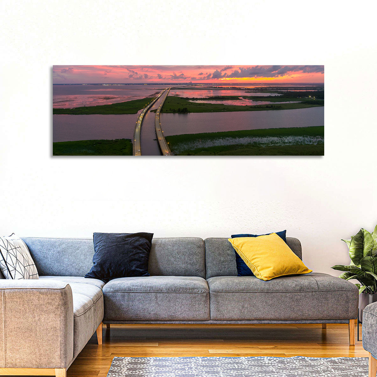 Mobile Bay Bridge Wall Art