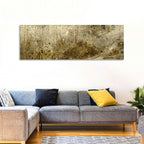 Gold Leaf Workbench Texture Abstract Wall Art