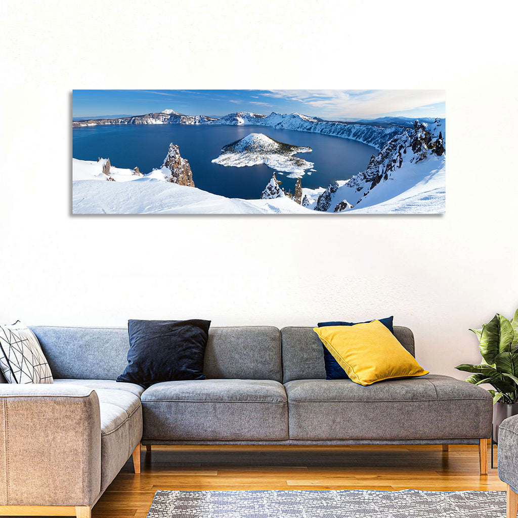Crater Lake with Wizard Island Wall Art