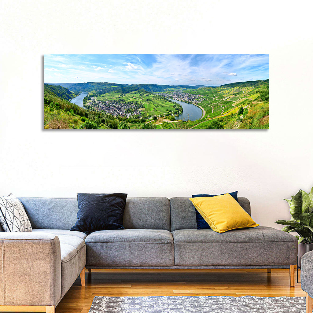 Moselle River at Bernkastel-kues Wall Art