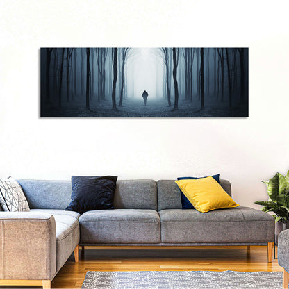 Man & Creepy Forest Wall Art
