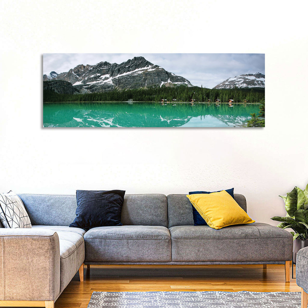 Lake Ohara Turquoise Reflection Wall Art