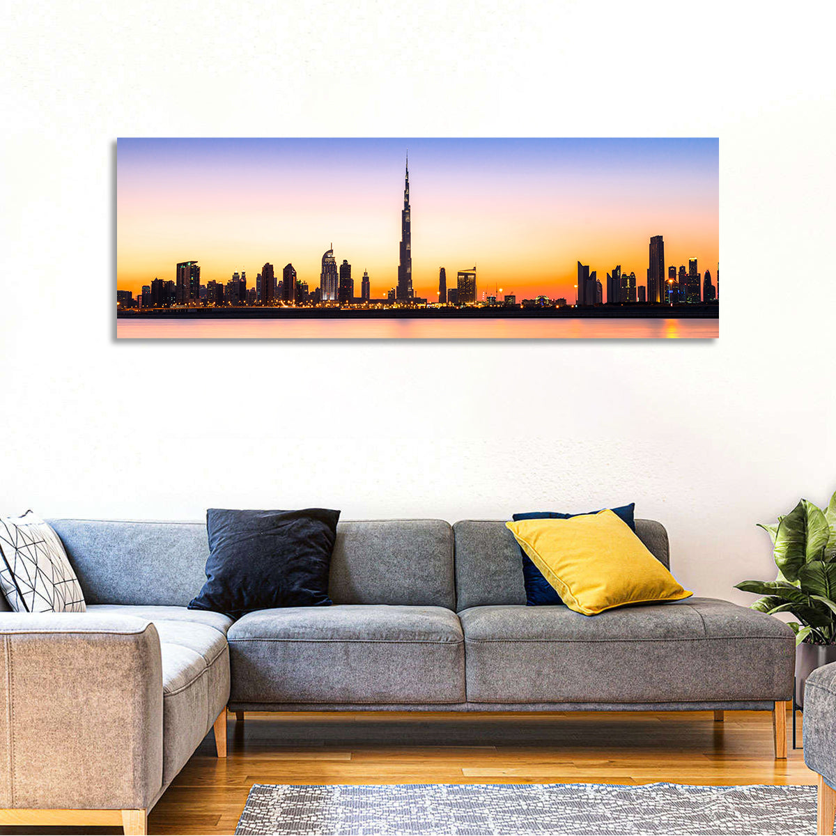 Dubai Skyline Wall Art