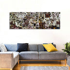 Industrial Gearwork Parts Collage Wall Art