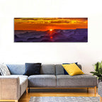 Lipan Point Sunset Sunburst Wall Art
