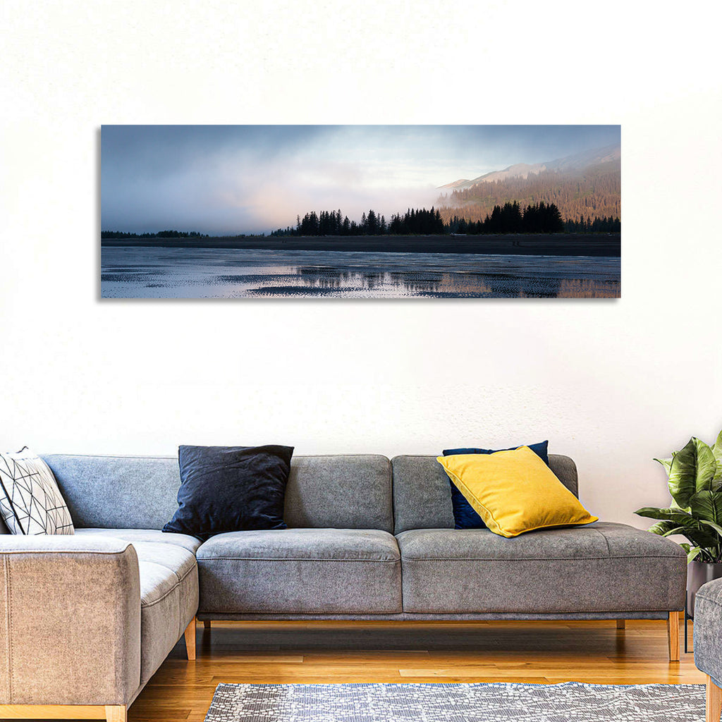 Lake Clark Foggy Shoreline Wall Art