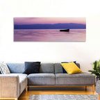 Lavender Lake Ohrid Sunset Wall Art