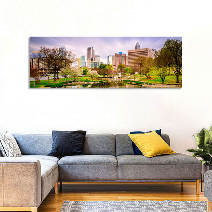 Charlotte Skyline Wall Art