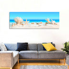 Seashells on Turquoise Shore Wall Art