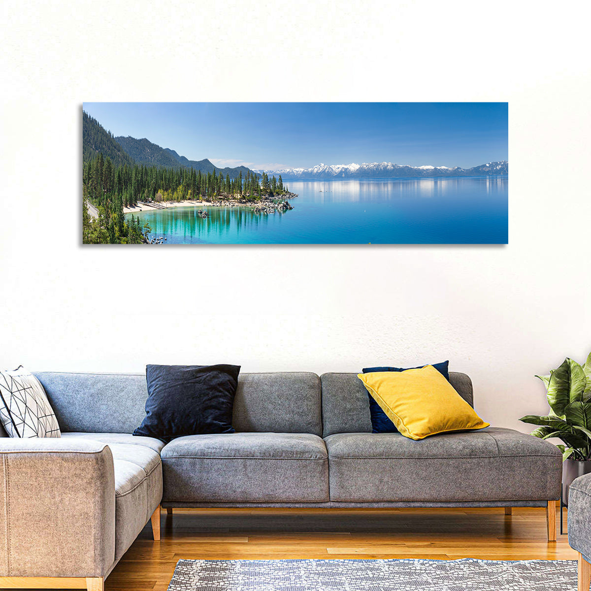 Lake Tahoe Turquoise Shoreline Wall Art