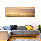 Misty Beach Horseback Riders Wall Art
