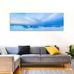 Frozen Blue Seascape Wall Art