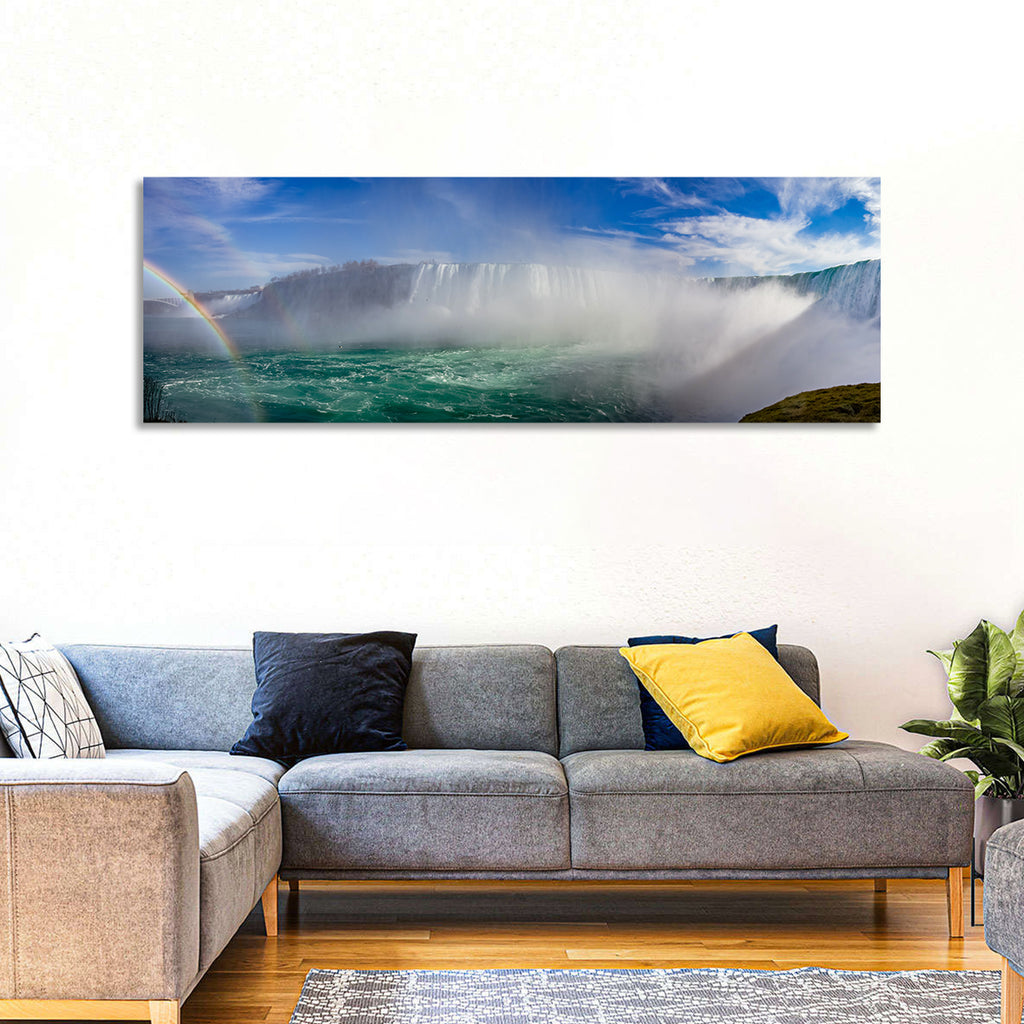 Horseshoe Falls Rainbow View Wall Art