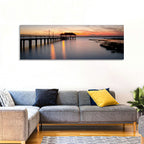 Lake Jackson Pier Sunset Wall Art