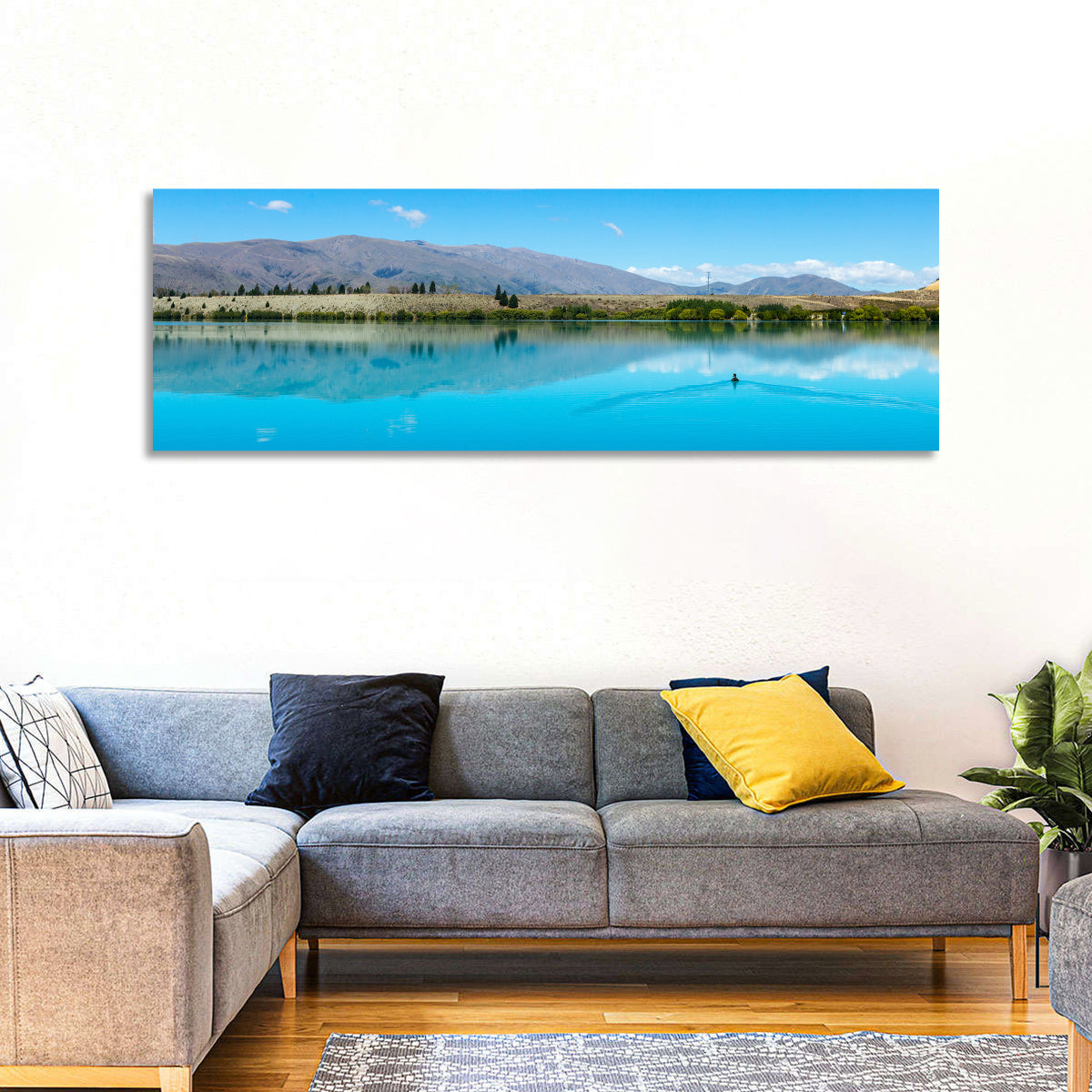 Lake Ruataniwha Reflection Wall Art