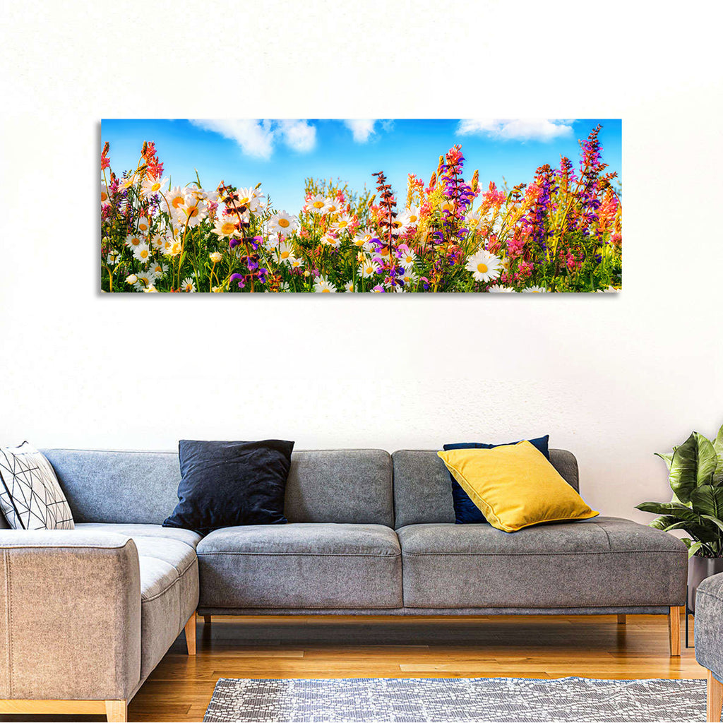 Spring Meadow Wildflowers Wall Art