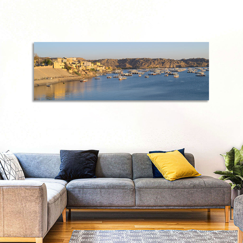 Lake Nasser Harbor View Wall Art